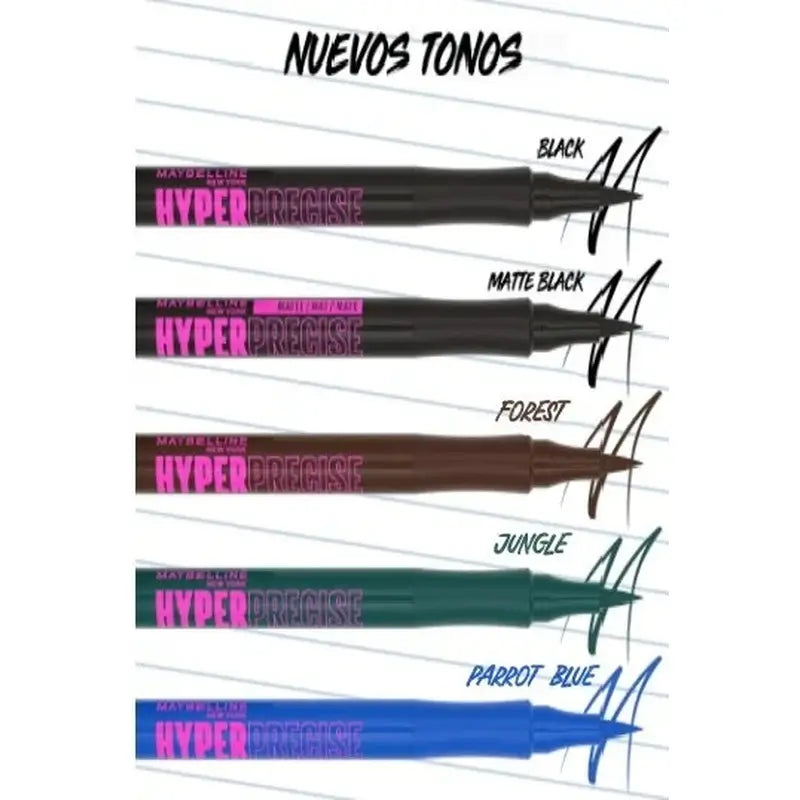 Maybelline New York Hyper Precise Eyeliner Precise Long Lasting Waterproof Matte Black