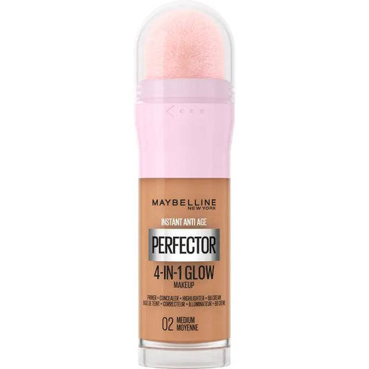 Maybelline New York Instant Perfector Glow 4-In-1, L'éclat que vous portez comme vous le voulez, teinte 02 Medium Deep