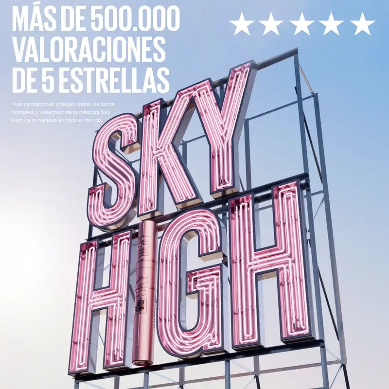 Maybelline New York Lash Sensational, Sky High Waterproof Mascara, Navy Blue, 1 pc.