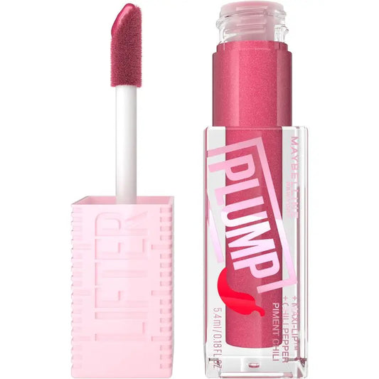 Maybelline New York Lifter Plump avec piment et acide hyaluronique, teinte 002 Mauve Bite