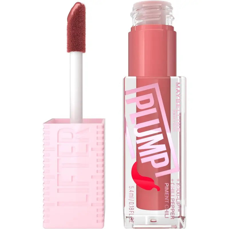 Maybelline New York Lifter Plump avec piment et acide hyaluronique, teinte 005 Peach Fever