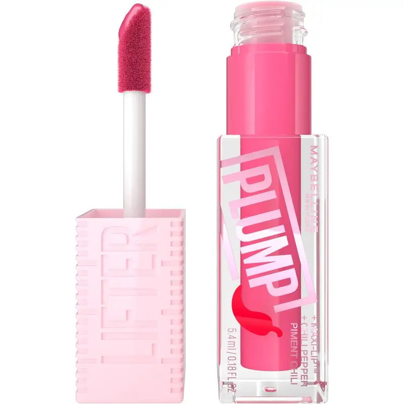Maybelline New York Lifter Plump avec piment et acide hyaluronique, teinte 005 Pink Sting