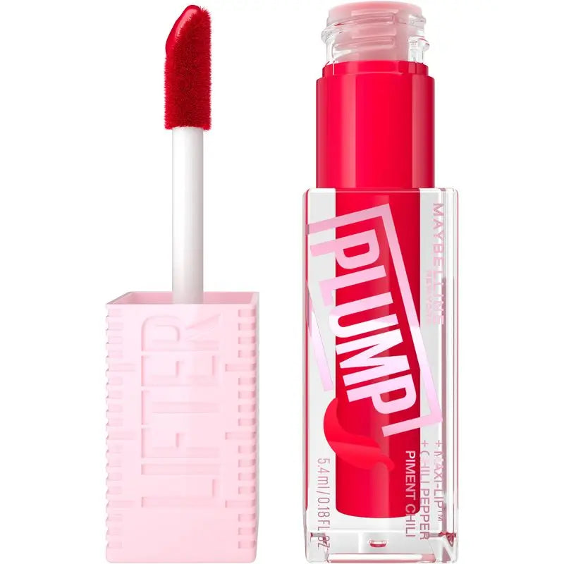 Maybelline New York Lifter Plump avec piment et acide hyaluronique, teinte 006 Red Flag