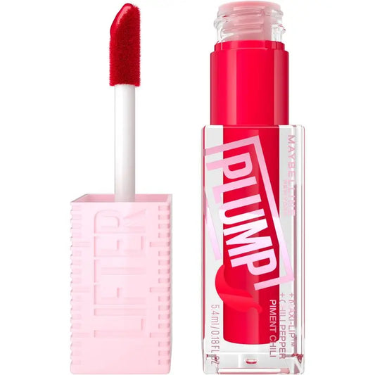 Maybelline New York Lifter Plump avec piment et acide hyaluronique, teinte 006 Red Flag
