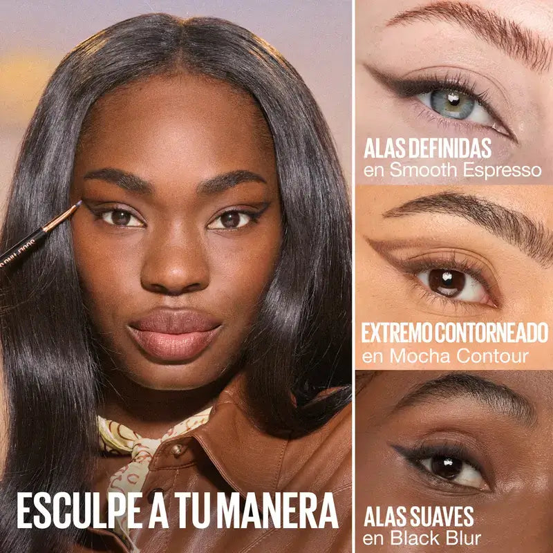 Maybelline New York Sculpting Stix Eyeliner 2 en 1, Smooth Espresso 015, 0,7G