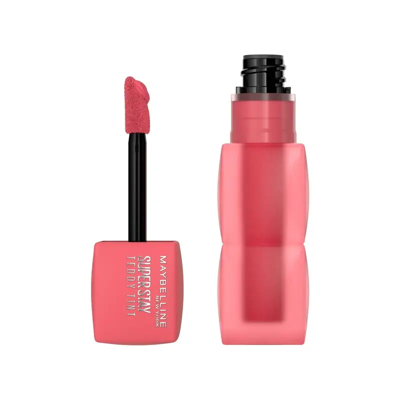 Maybelline New York Super Stay Teddy Tint Rouge à lèvres mat, teinte 40 Petalcore, 5 ml