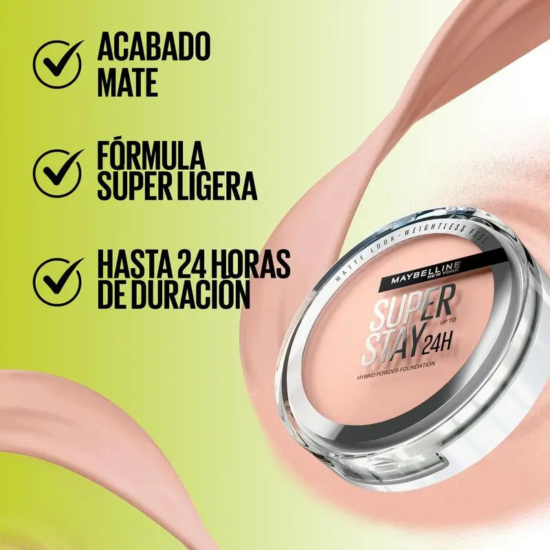 Maybelline New York Superstay Hybrid 24H Powder Foundation Shade 03