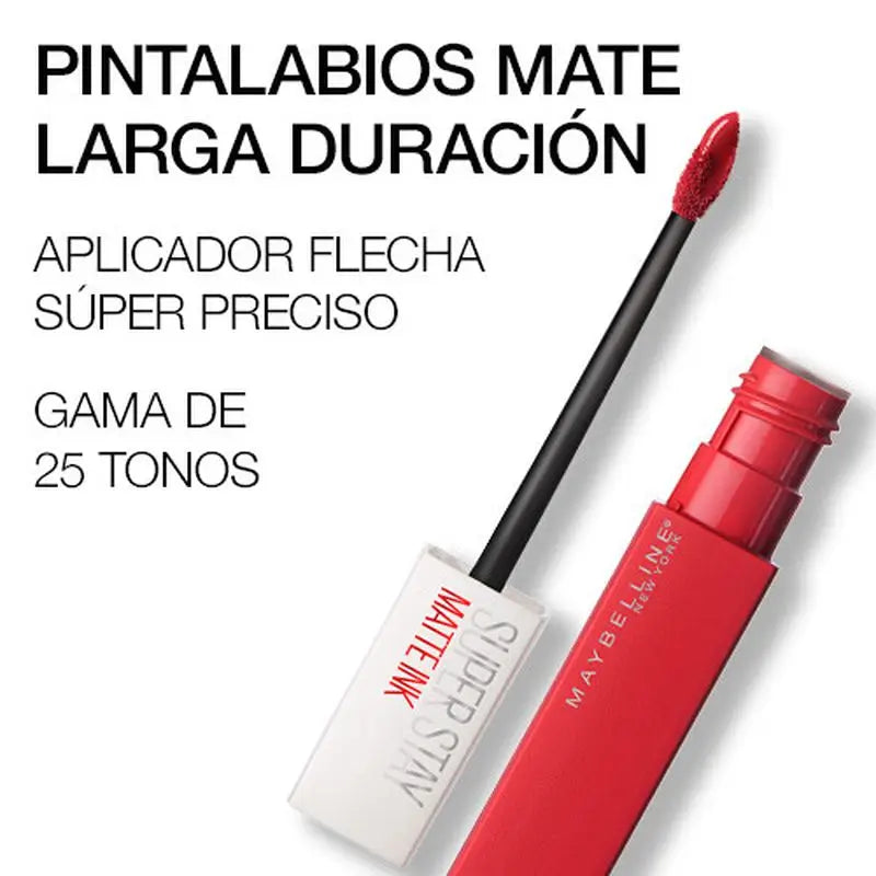 Maybelline New York Superstay Matte Ink, rouge à lèvres liquide teinte 325 Shot Caller