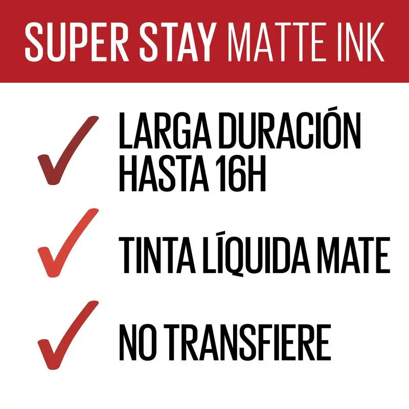 Maybelline New York Superstay Matte Ink Rouge à lèvres liquide Teinte 330 Innovator