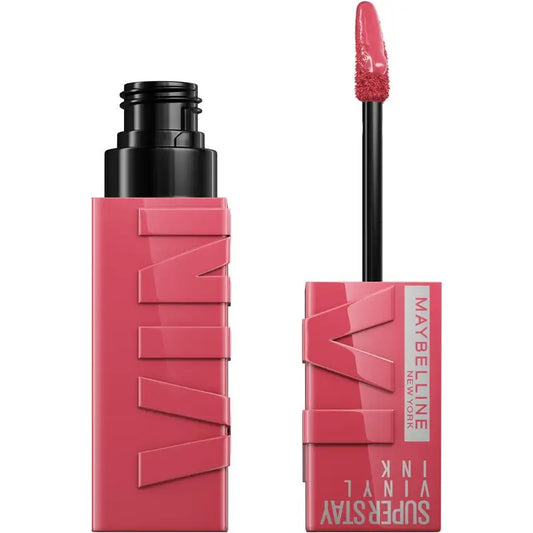 Maybelline New York Superstay Vinyl Ink Rouge à lèvres effet vinyle longue durée jusqu'à 16H, teinte 160 SULTRY