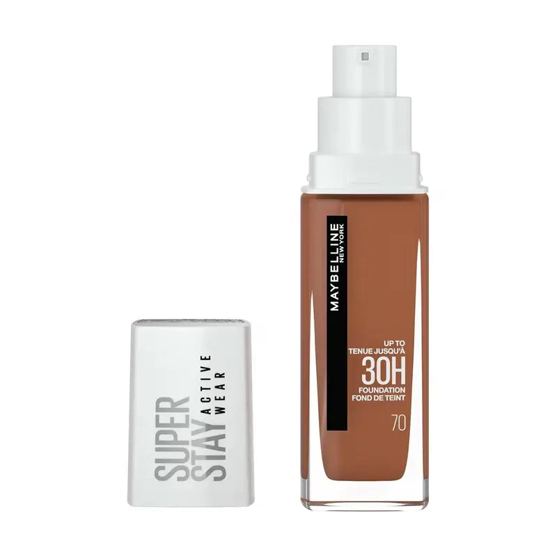 Maybelline New York Superstay Active Wear Foundation That Gives It All 30H. Teinte 70 Cocoa