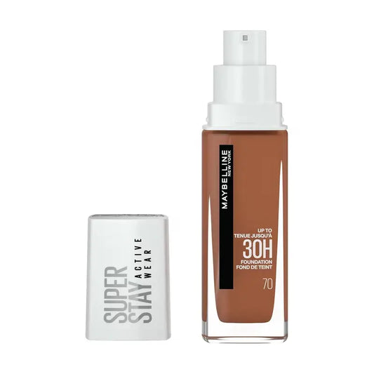 Maybelline New York Superstay Active Wear Foundation That Gives It All 30H. Teinte 70 Cocoa