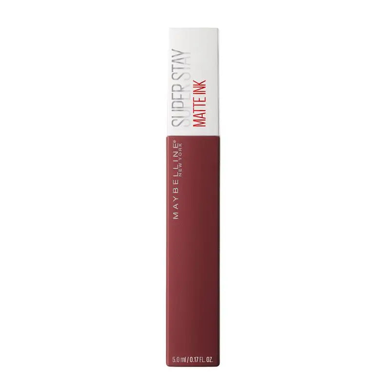 Maybelline New York Superstay Matte Ink Rouge à lèvres mat longue tenue Teinte 50 Voyager Wine Colour