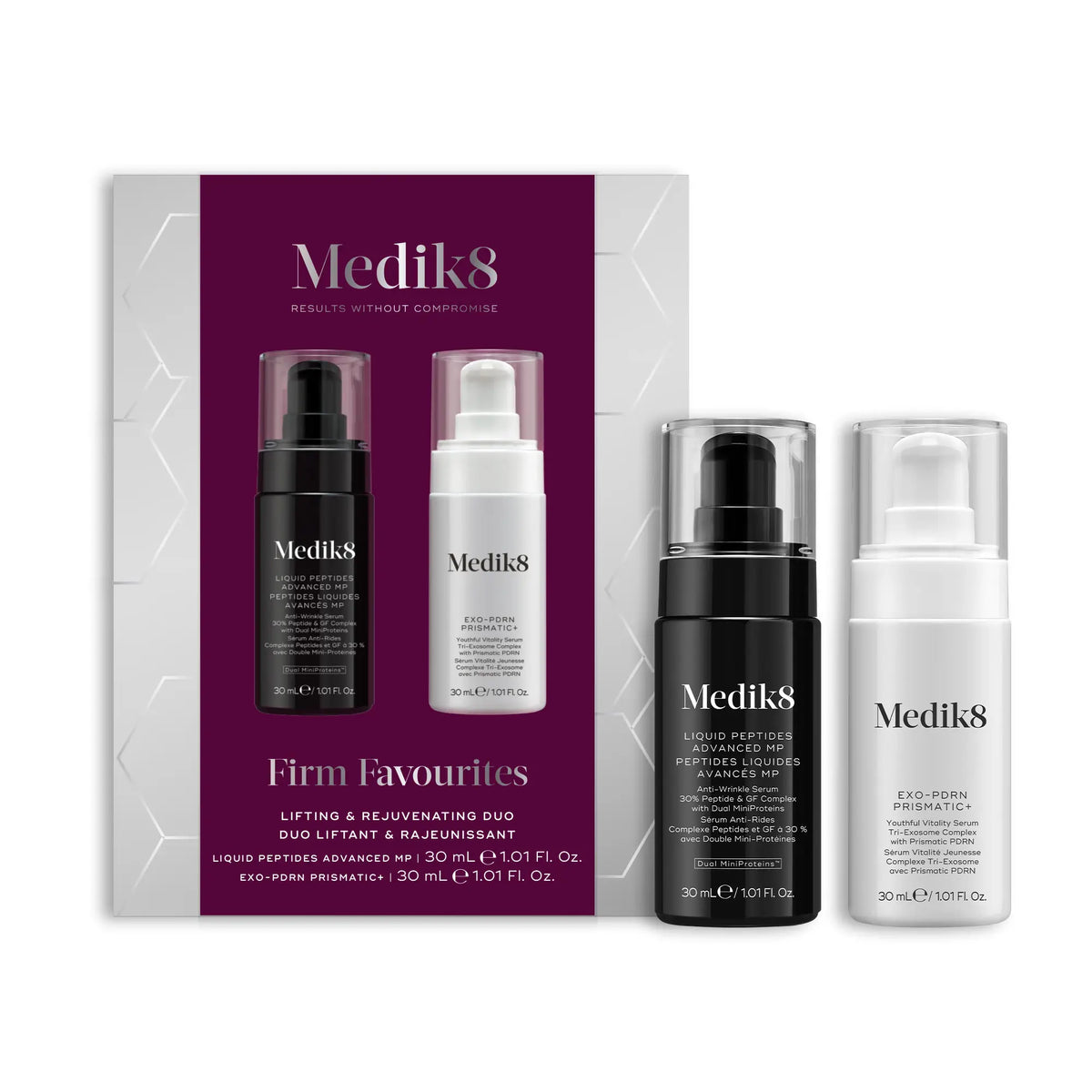 Pack « Firm Favourites » de Medik8 : Peptides et Exo-PDRN