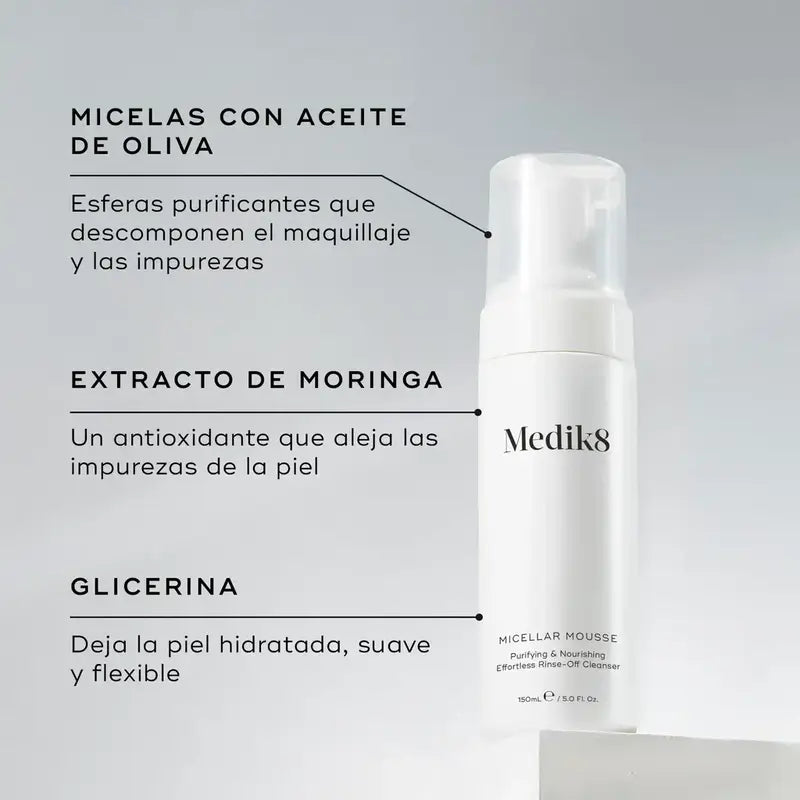 Medik8 Souris Micellaire Nouvelle, 150 ml