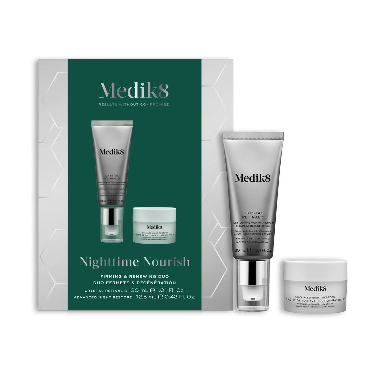 Medik8 Nighttime Nourish Pack Retinal 3 et Crème de nuit