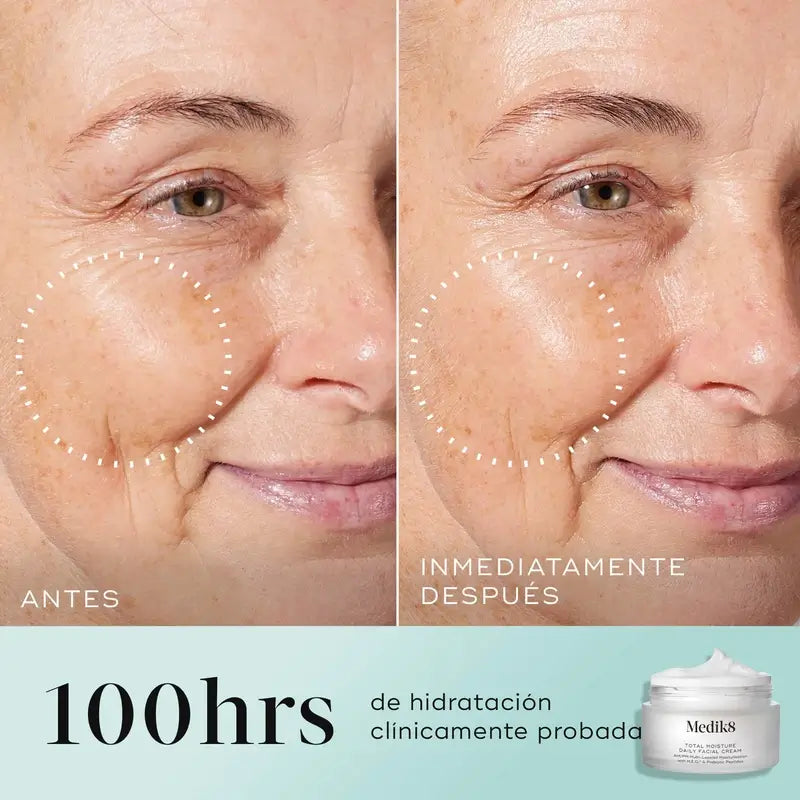 Medik8 Total Moisture Daily Facial Cream Crème hydratante de jour, 50 ml
