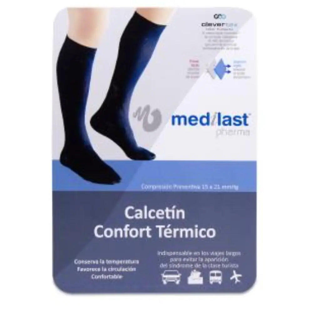 Medilast Comfort Sock Noir T/Extra Large