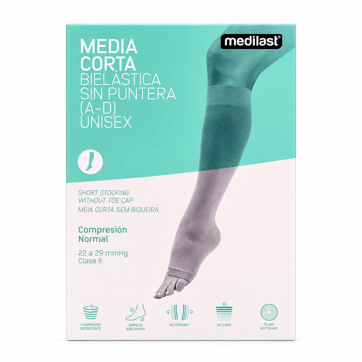 Medilast Short Stocking Normal S/P R892 T/G