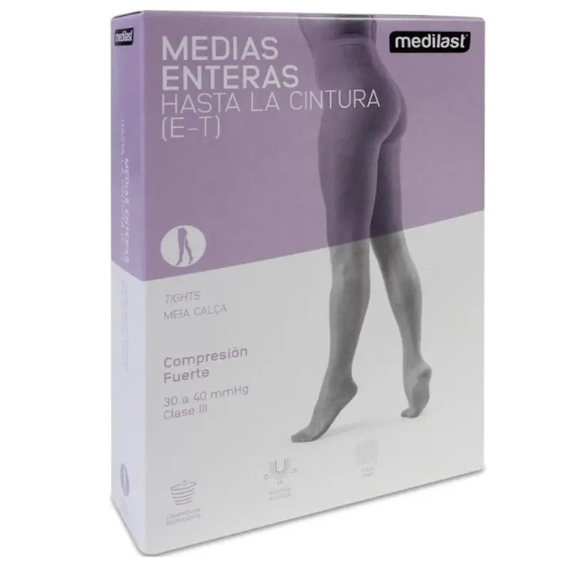 Medilast Strong Comp Pantyhose Noir T/3