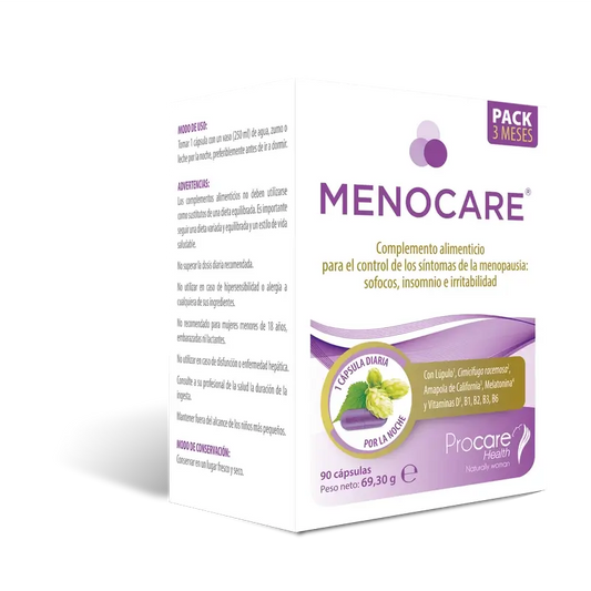 Menocare Pack 3 Mois, 90 gélules