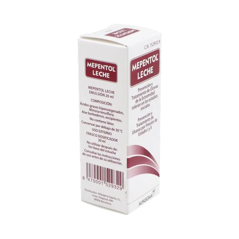 Emulsion lactée de Mepentol, 2 x 20 ml