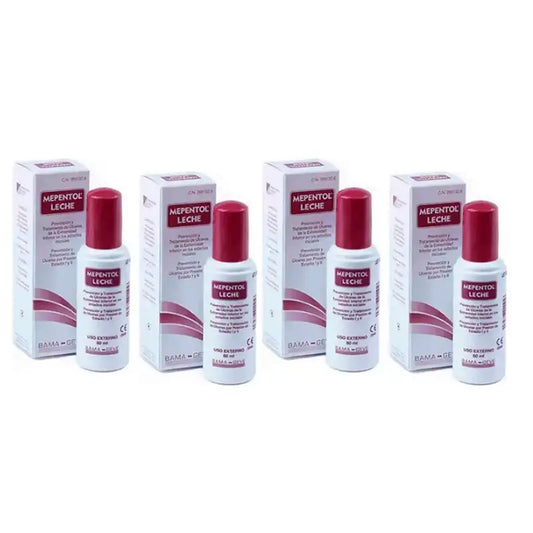 Mepentol Ulcer Milk Emulsion, 4 x 60 ml