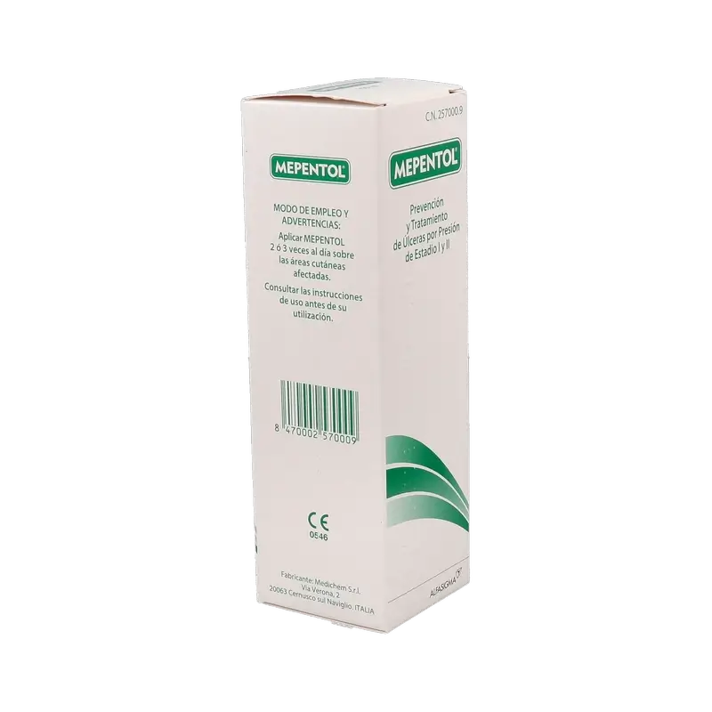 Mepentol, spray pour ulcères, 100 ml