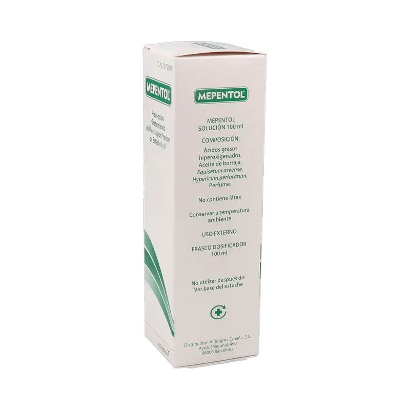 Mepentol, spray pour ulcères, 100 ml