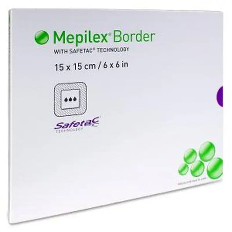 Pansement Mepilex Border Flex 15X15 cm, 3 pièces