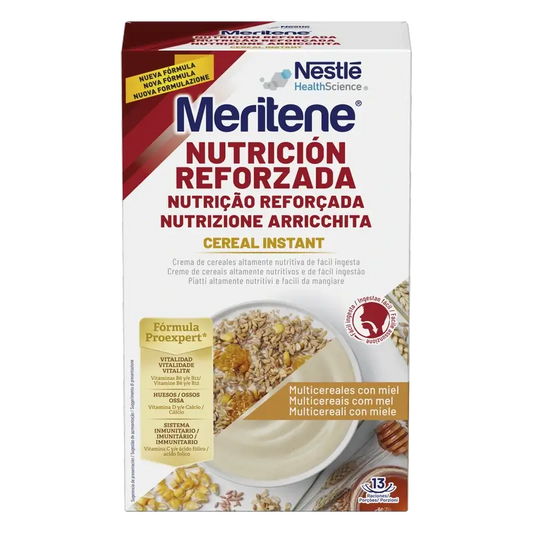 Meritene Cereal Instant Cream of 8 Cereals with Honey, 520 grammes