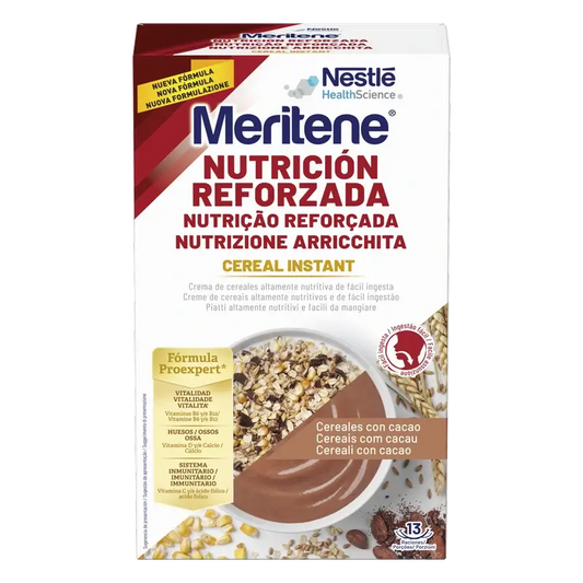 Meritene Nutrition Renforcée Céréales Instantanées - Cacao , 1 sachet de 520 grammes