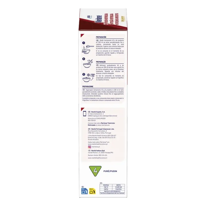 Meritene Nutrition Renforcée Céréales Instantanées - Cacao , 1 sachet de 520 grammes