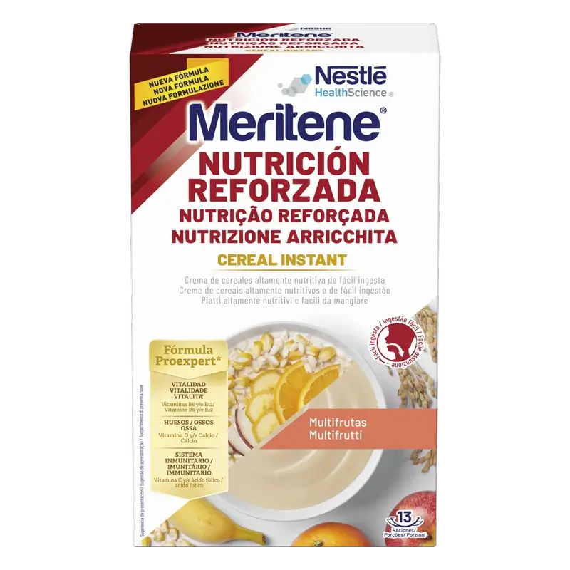 Meritene Reinforced Nutrition Instant Cereal - Multifruit , 1 sachet of 520 g