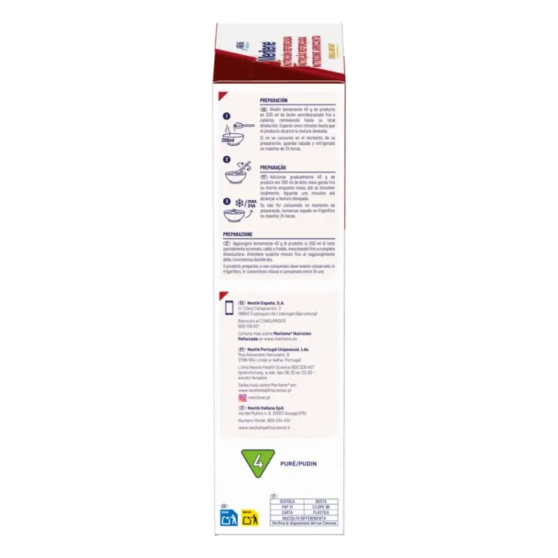 Meritene Nutrition Renforcée Céréales Instantanées - Multifruit , 1 sachet de 520 g