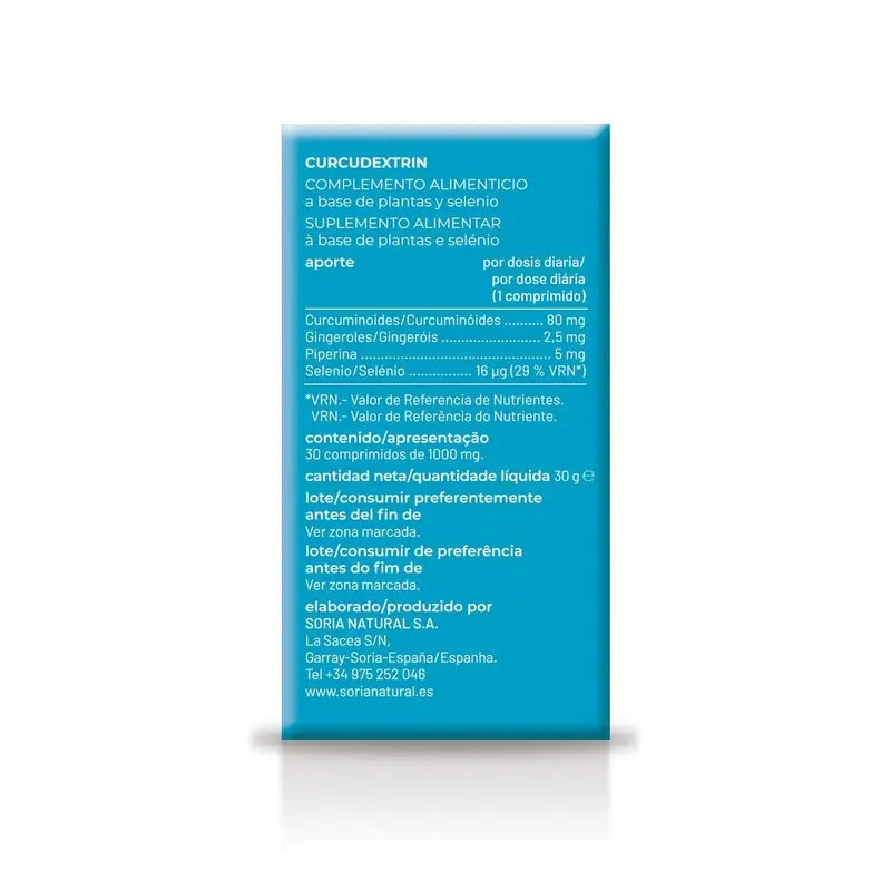 Mgdose Curcu Dextrine, 30 comprimés