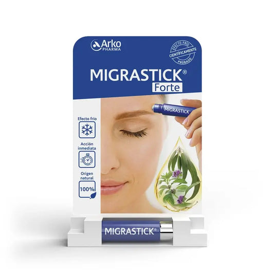 Arkopharma Migrastick Forte Roll-On Maux de Tête, 3 ml