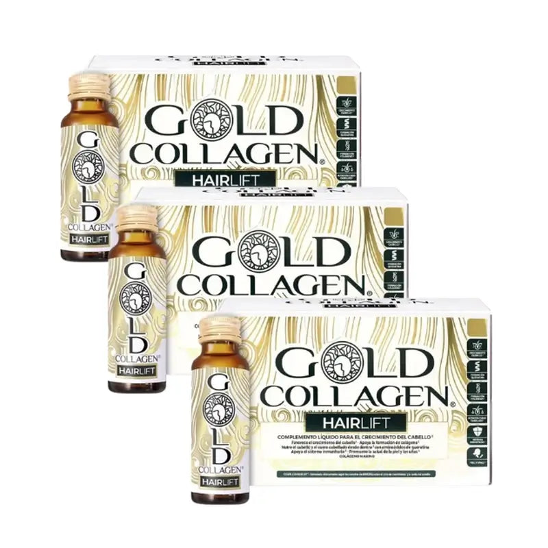 Gold Collagen Hairlift, Pack 3 x 10 Units