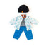 Miniland Ropa Conjunto Entretiempo Azul Para Muñeco 38 Cm 