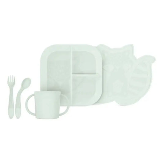 Miniland Children's Tableware Set For Blw Meal Mint