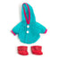 Miniland Rain Suit With Boots For Doll 21 Cm