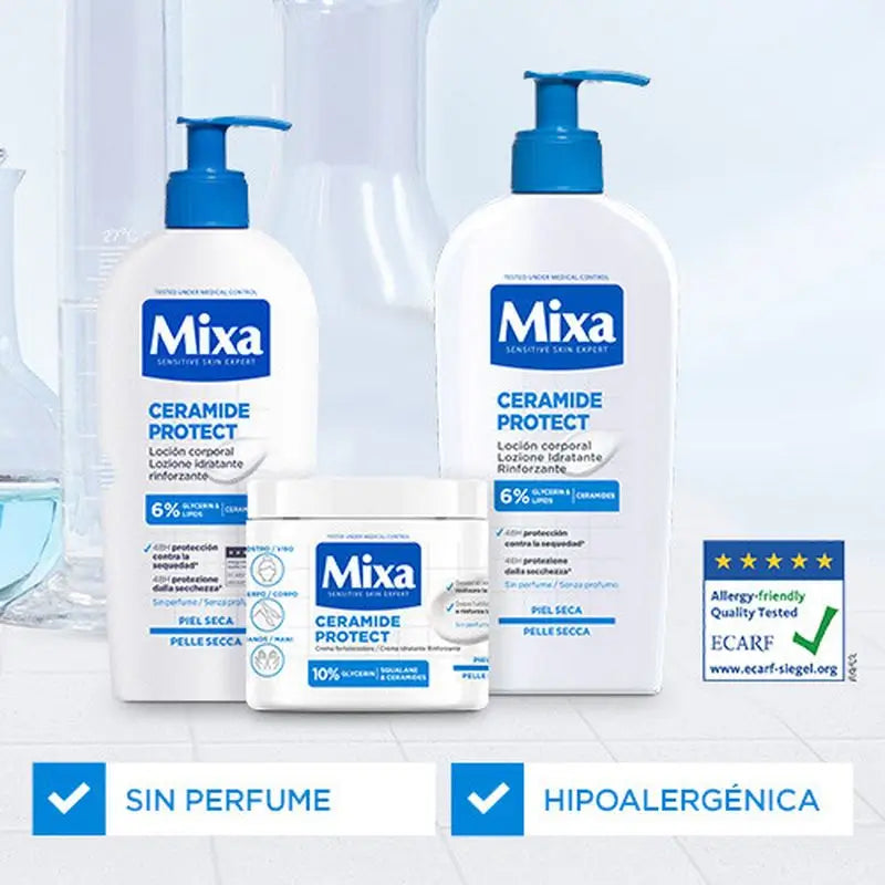 Mixa Ceramide Protect Crème Fortifiante Pour Peaux Très Sèches 400Ml