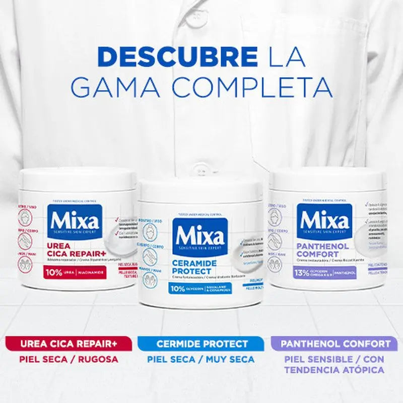 Mixa Ceramide Protect Crème Fortifiante Pour Peaux Très Sèches 400Ml