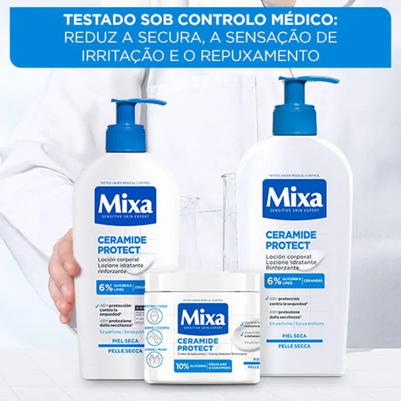 Mixa Ceramide Protect Crème Fortifiante Pour Peaux Très Sèches 400Ml