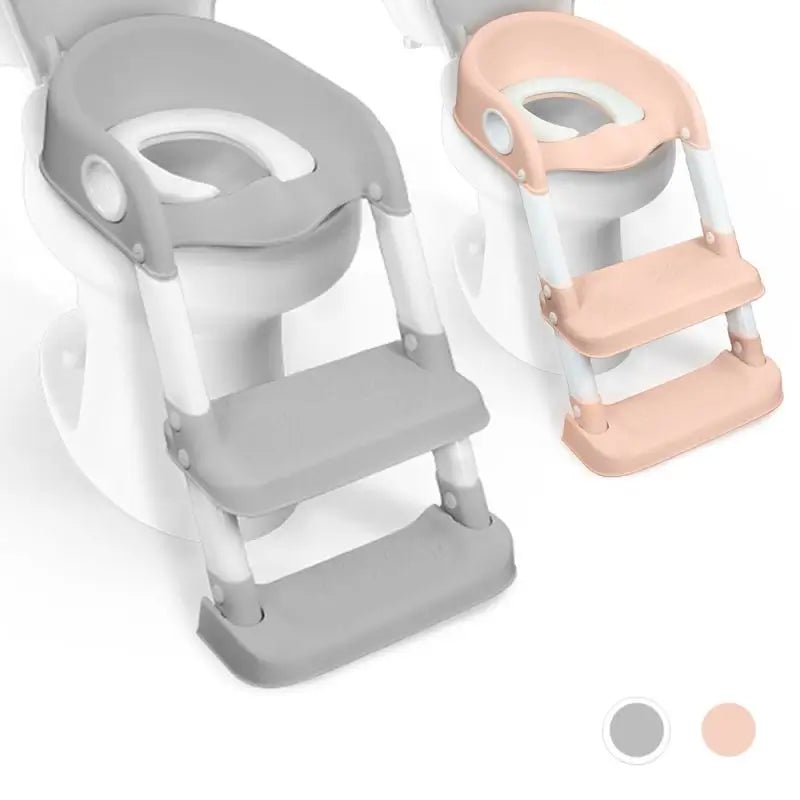 Siège de toilette pliant pour enfants Mobiclinic Lala Grey & White