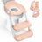 Mobiclinic Lala rose et blanc Siège de toilette pliant pour enfants