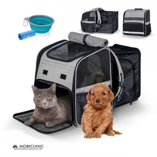 Mobiclinic Sac de transport pour animaux de compagnie extensible et pliable 37X29X37.5 Cm