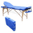 Mobiclinic Folding Wooden Stretcher Blue