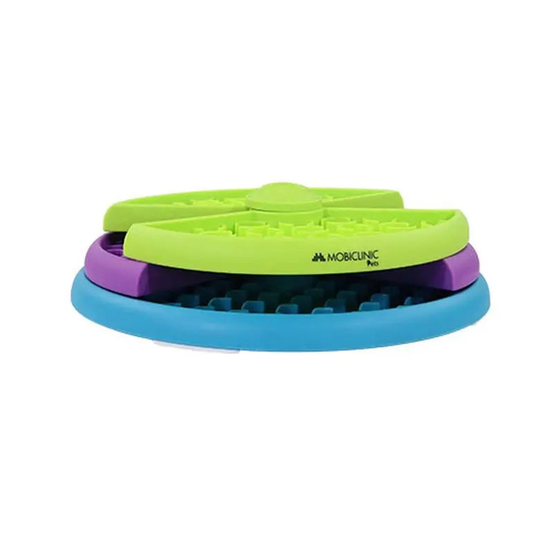Mobiclinic Mangeoire Interactive pour Chien Trois Couches 26X26X7,5Cm
