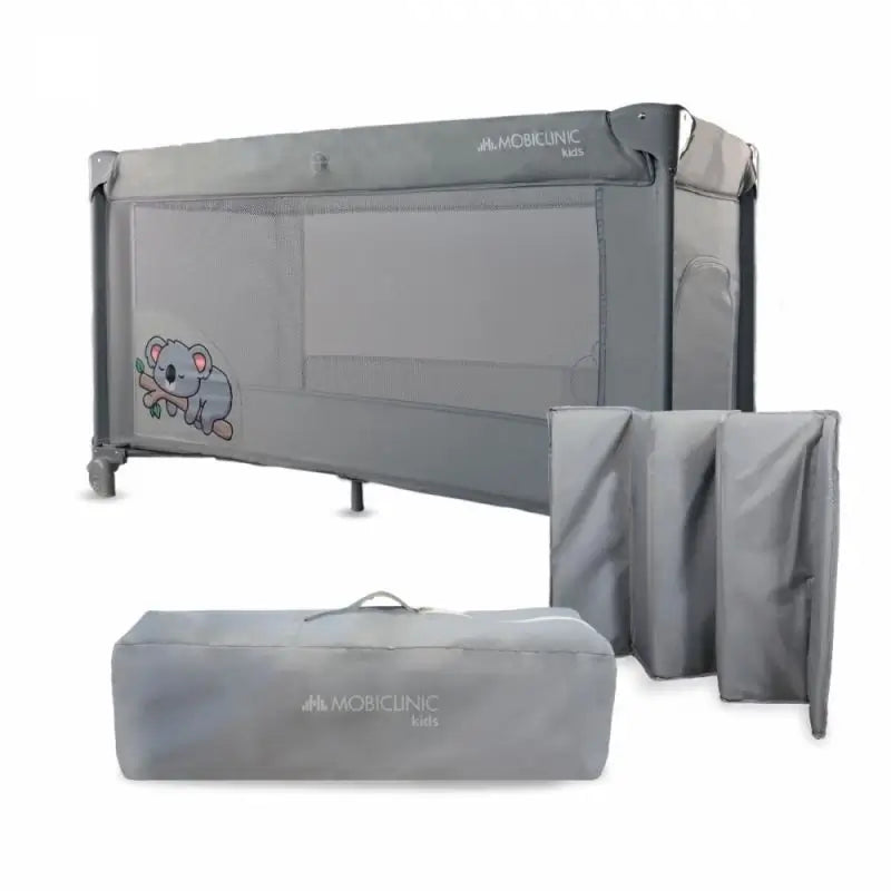 Mobiclinic Mofli Lit de Voyage Pliable Gris